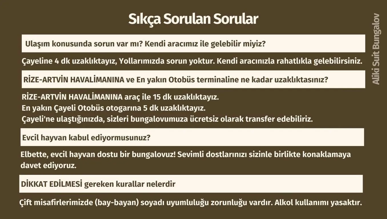 Rize Bungalov Kiralama | Doğayla İç İçe Tatil